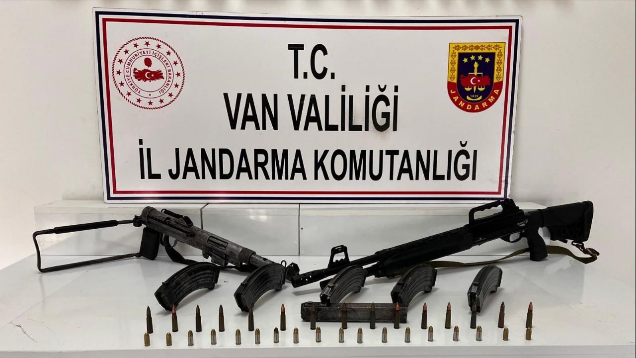 Van'da silah ve mühimmat ele geçirildi