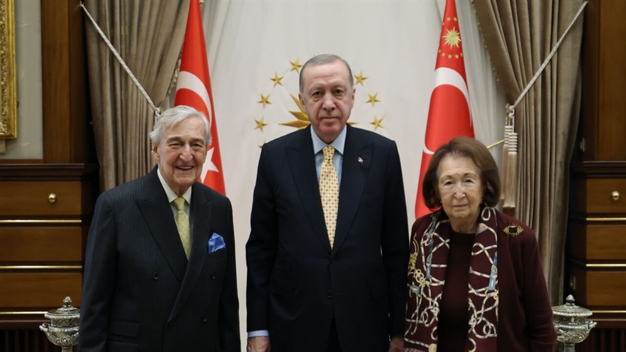 Cumhurbaşkanı Erdoğan, Rahmi Koç ve Arsel'i kabul etti