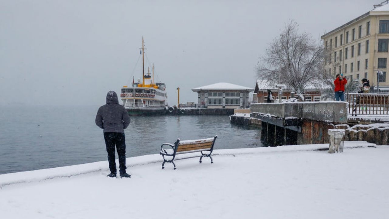 İstanbul için kuvvetli kar alarmı