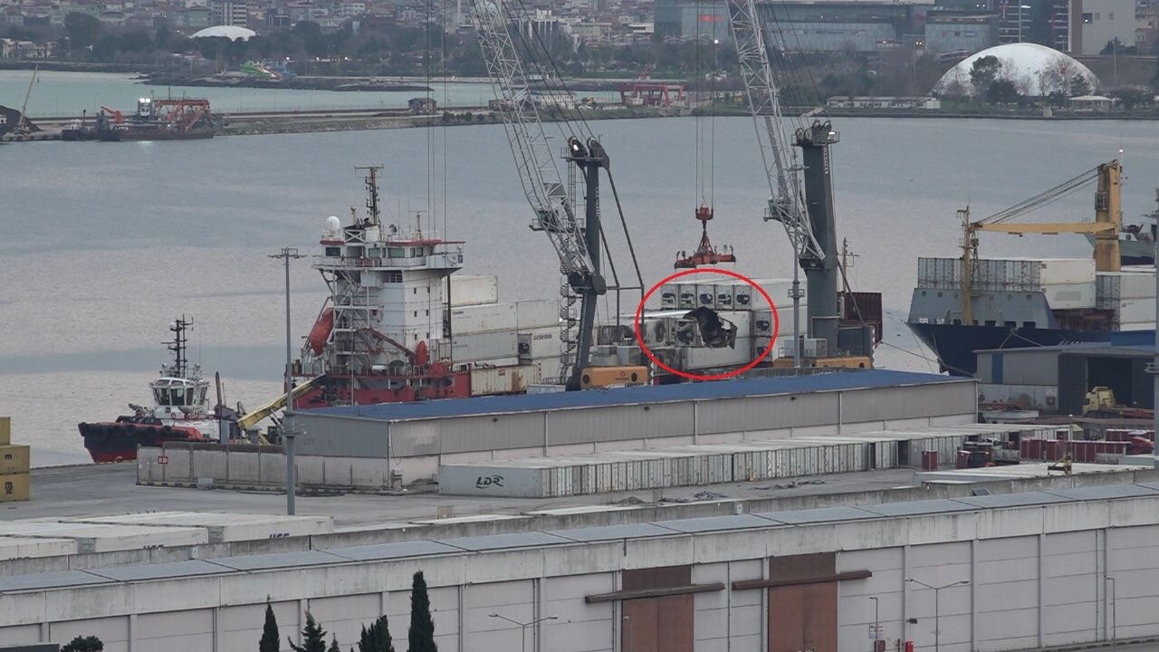 Dron saldırısı gören gemi Samsun'a sığındı