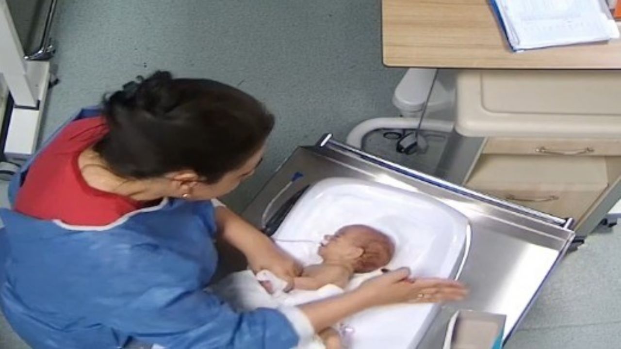 Hemşirenin darp ettiği 5 günlük bebeğin görüntüleri ortaya çıktı