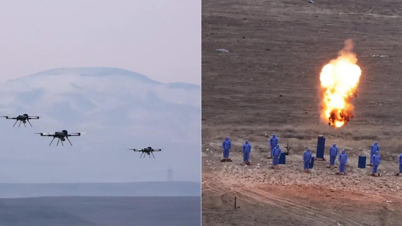 STM'nin sürü İHA'ları gerçek mühimmatla hedefi vurdu