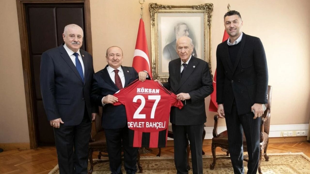 Burak Yılmaz'dan, Bahçeli'ye ziyaret