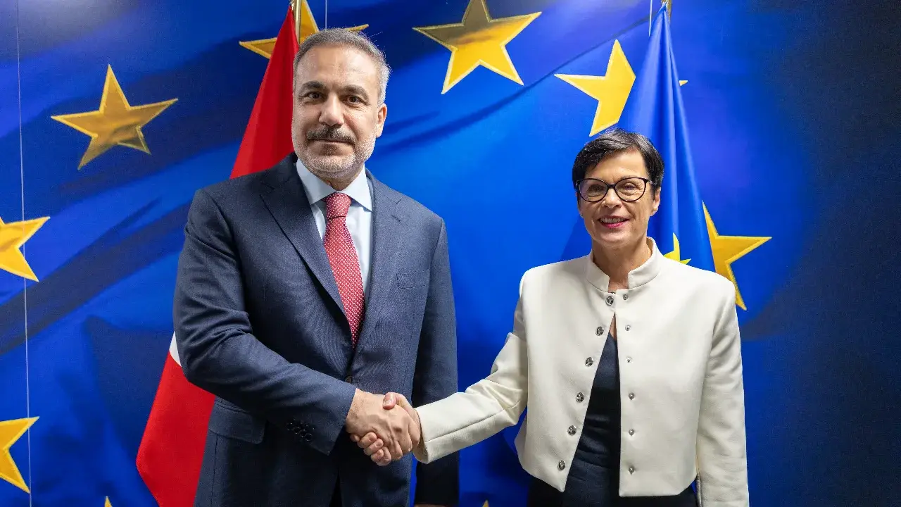 Bakan Fidan ve AB Komiseri Kos'tan Türkiye-AB ilişkilerinde stratejik değer vurgusu   
