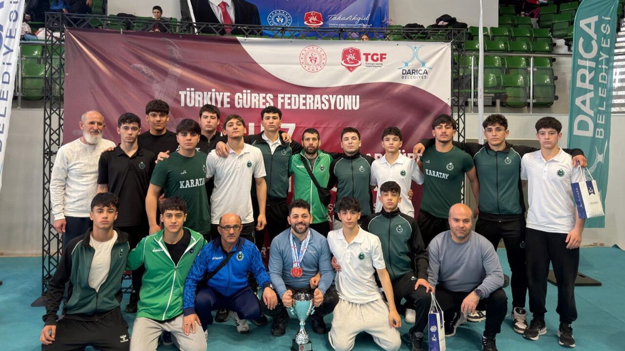 'SPORUN YILDIZI KARATAY'; KONYA TARİHİNDE BİR İLK: KARATAY ŞAMPİYON GÜREŞTE TÜRKİYE ŞAMPİYONLUĞU