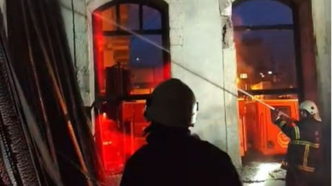 MHP lideri Bahçeli'nin okuduğu okulda yangın