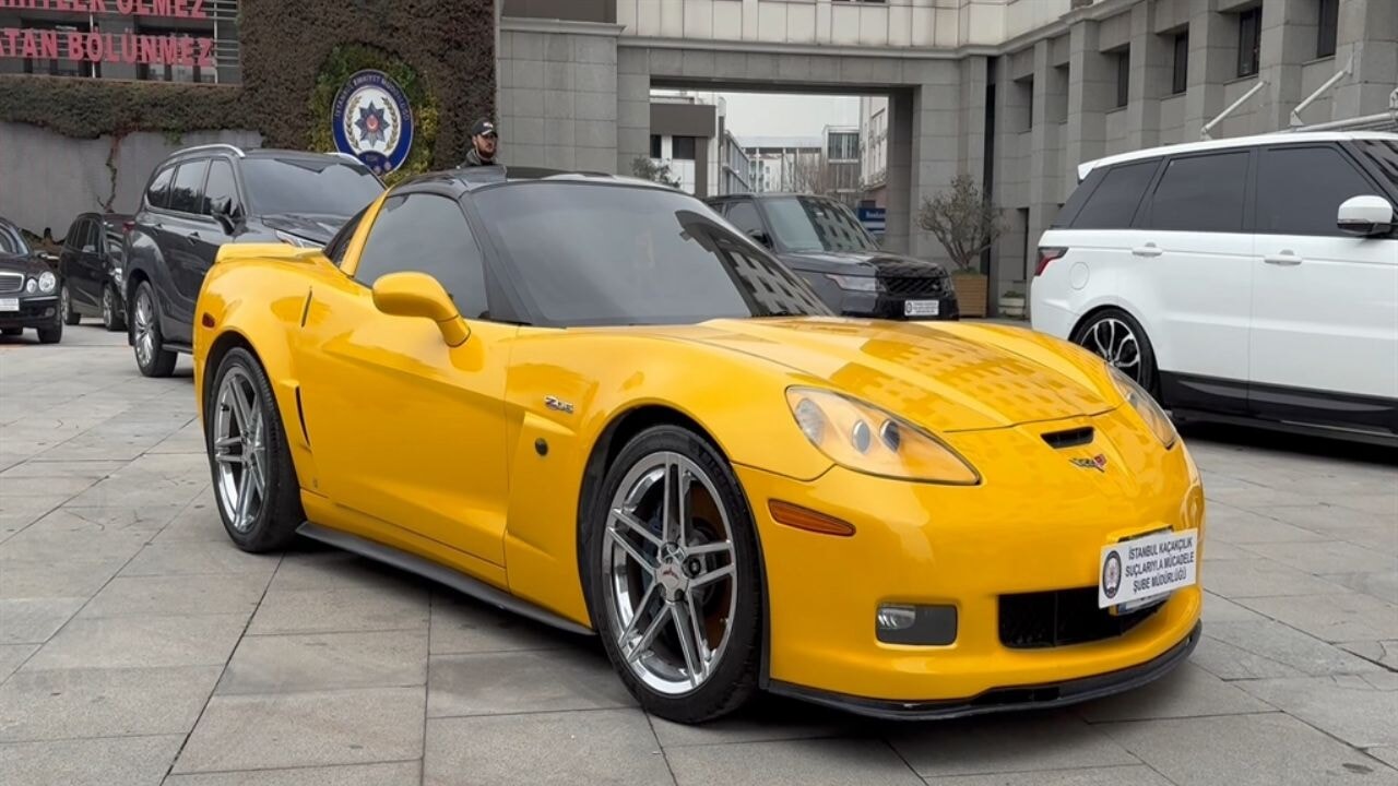 11 lüks araca el konuldu