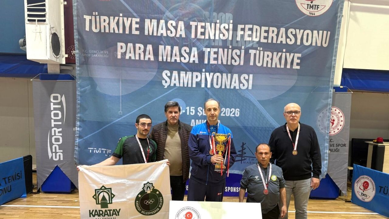 PARALİMPİK MASA TENİSİ TAKIMINDAN 5 MADALYA