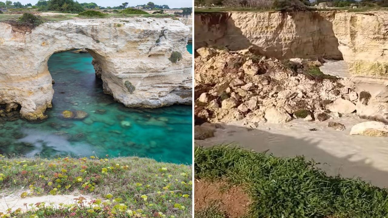 'Aşıklar Kemeri' Sevgililer Günü'nde çöktü
