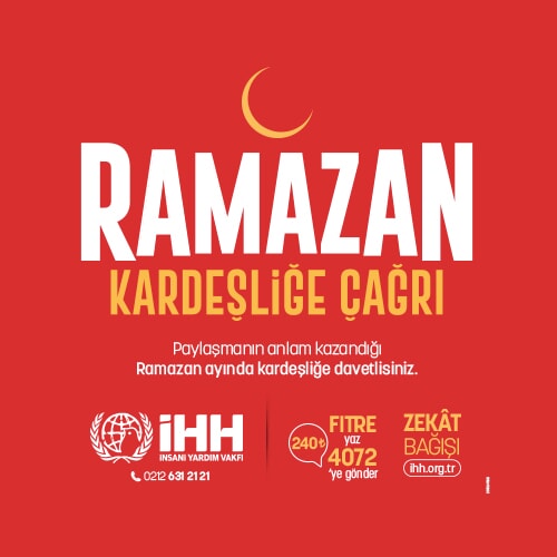 İHH Kardeşliğe Çağrı