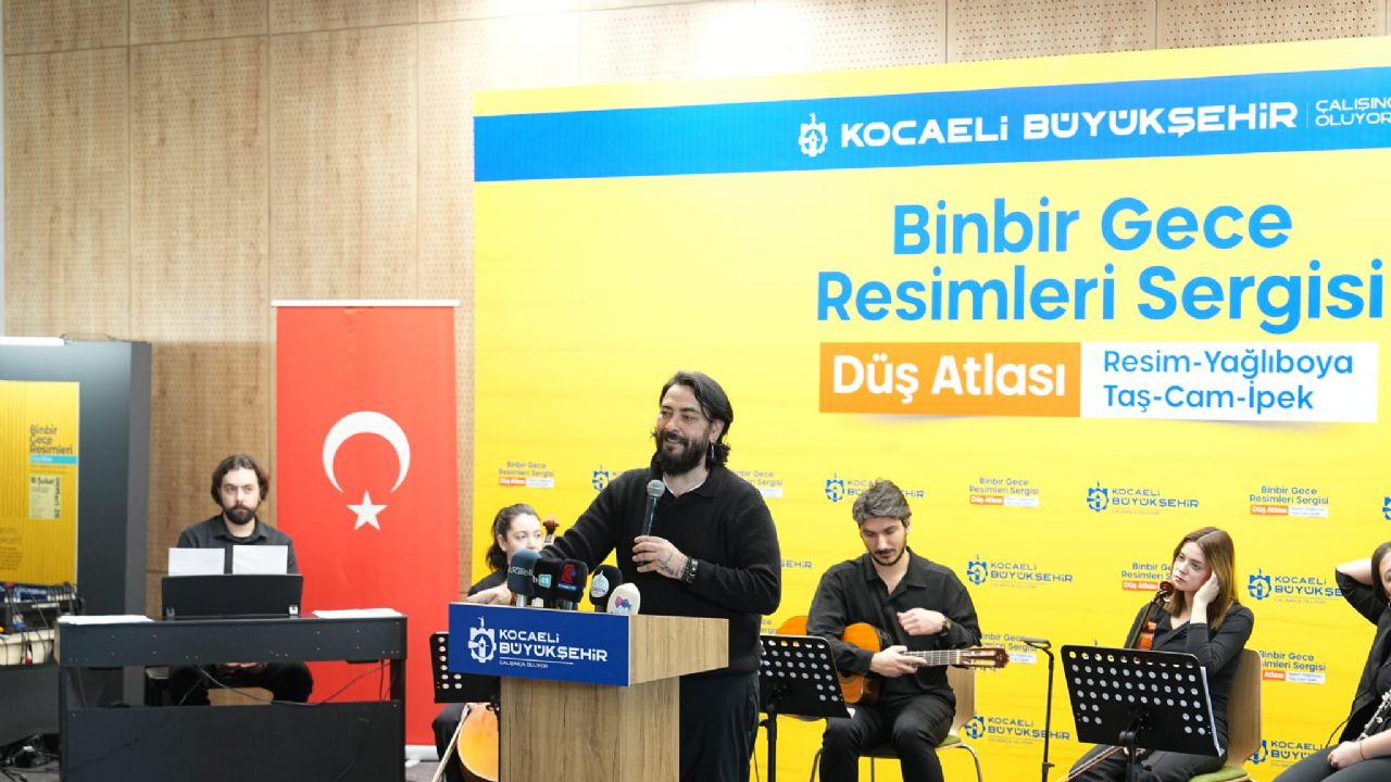 Çağdaş sanatın özgün isimleri 'Binbir Gece'yi aydınlattı; Kocaeli'de masalsı buluşma