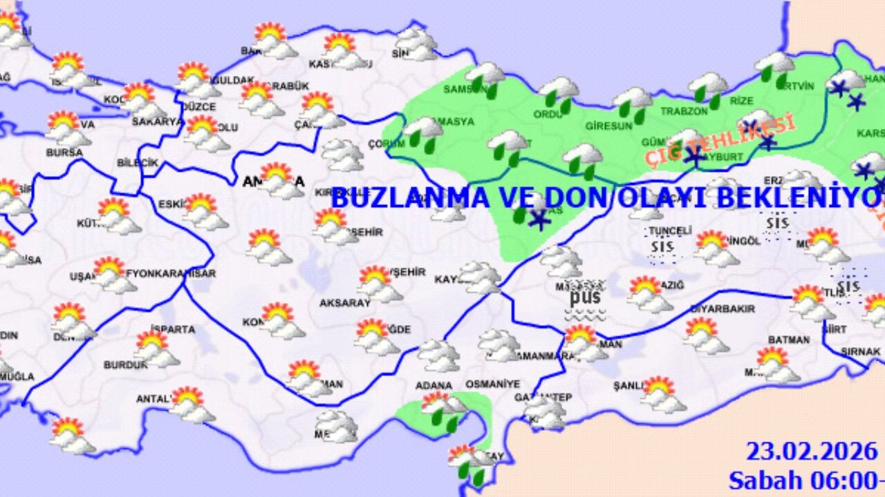Meteoroloji il il uyardı: Kar, sağanak ve buzlanma tehlikesi