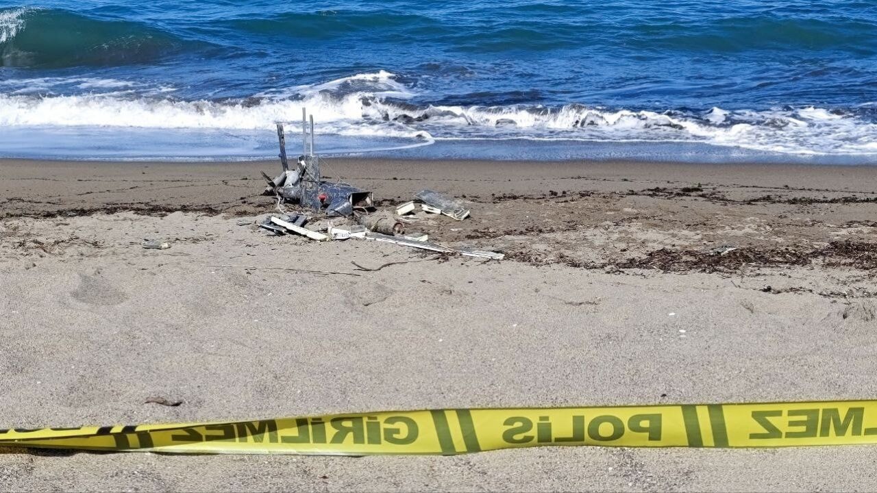 Halk plajında İHA alarmı