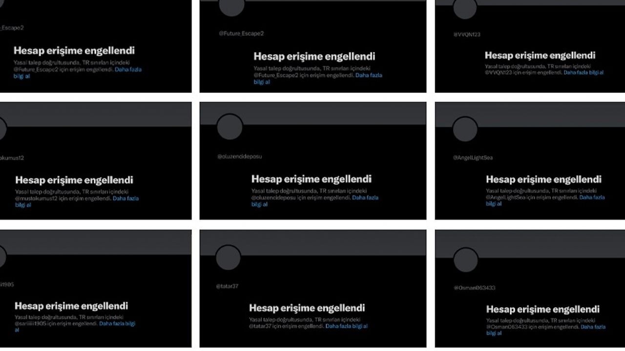 21 sosyal medya hesabı daha engellendi