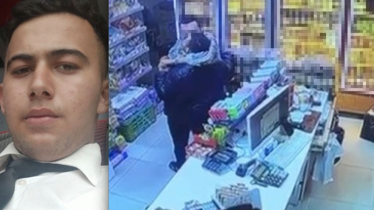 Marketteki cinayet anına ait görüntüler ortaya çıktı