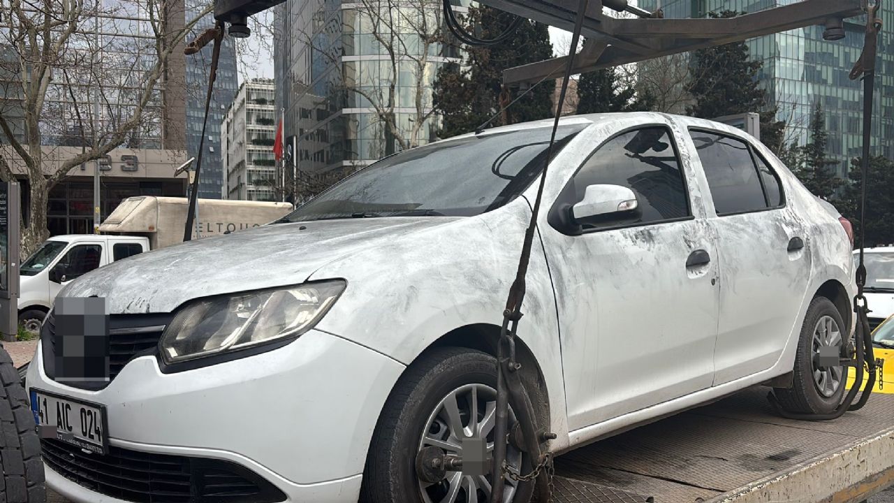 Saldırganların kullandığı otomobil