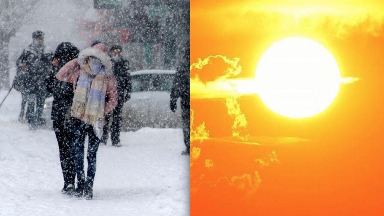 Önce kar ve don sonra çöl sıcağı geliyor...