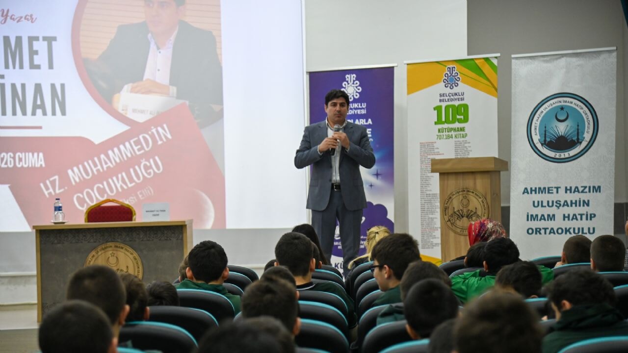 Selçuklu'da 'Okur-Yazar Buluşmaları' 4. kez öğrenci ve yazarları bir araya getiriyor