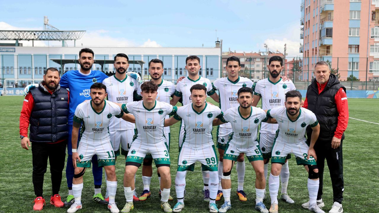 KARATAY BELEDİYESPOR FUTBOLDA NAMAĞLUP ŞAMPİYON