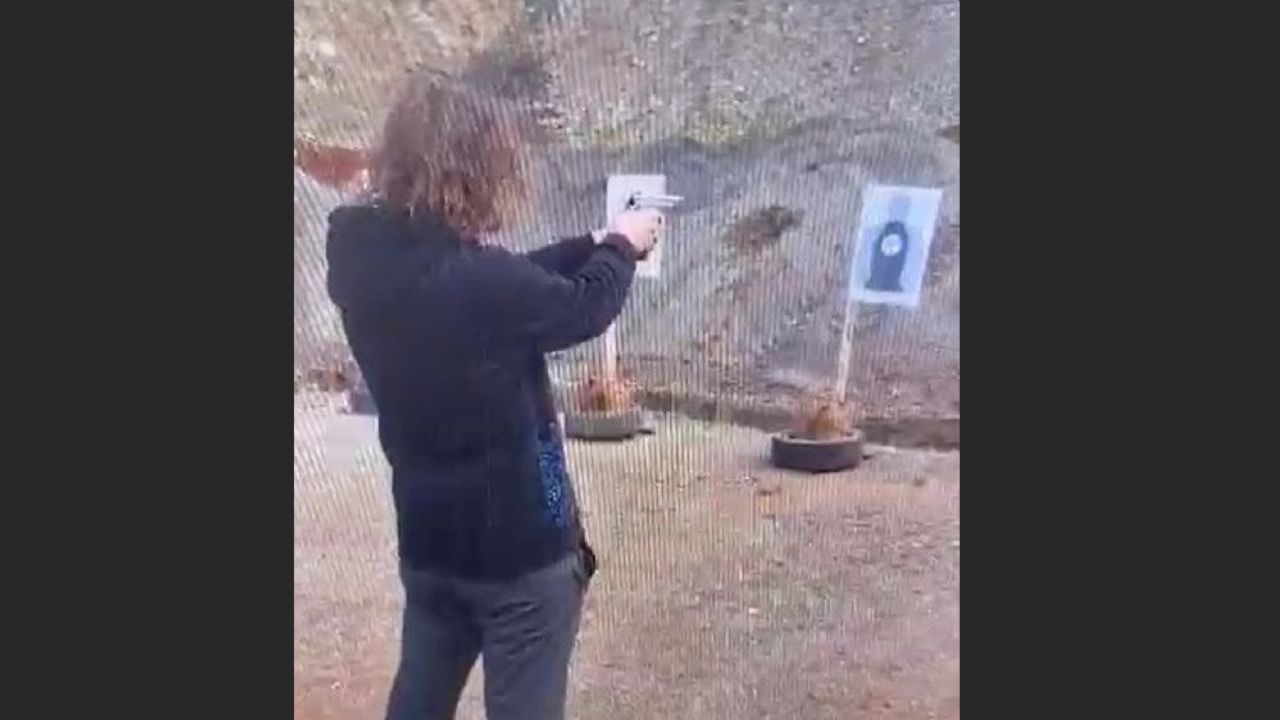 Okul saldırısı... Atış yaptığı görüntüler ortaya çıktı