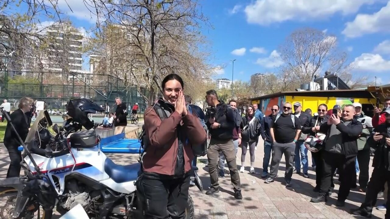 'Tek kadın tek motor 81 il Türkiye' yolculuğu tamamlandı
