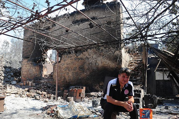 Orman yangını mağdurları için kampanyası