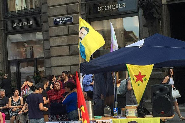 Avusturya'da PKK'lılardan, Türkiye 'baskını'