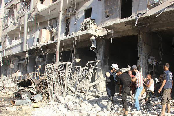 Halep'te yerleşim yerine saldırı: 16 ölü, 25 yaralı