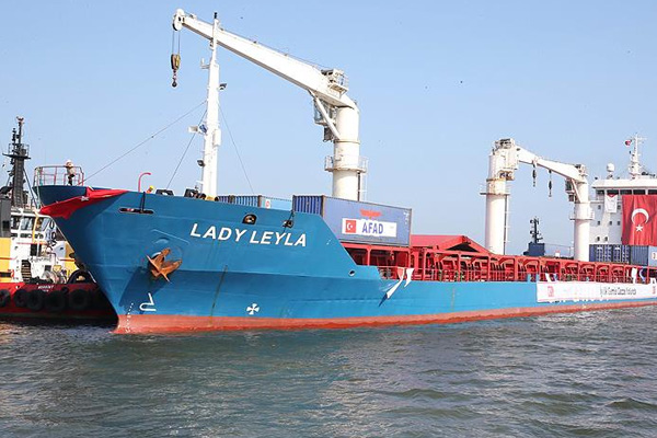 'Lady Leyla' Aşdod Limanı'nda