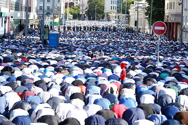 Rusya'da bayram namazı