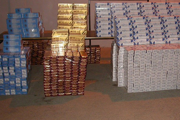 188 bin paket kaçak sigara yakalandı