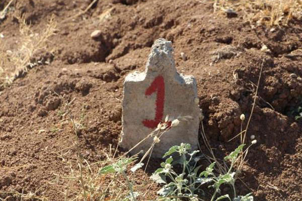 56 PKK'lı kimsesizler mezarlığına gömüldü