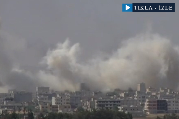 YPG, Kobani'de IŞİD militanlarının bulunduğu binayı patlattı