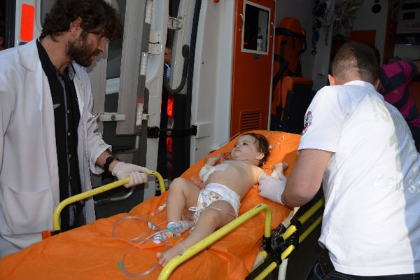 Silahlı kavgada 1 bebek yaralandı