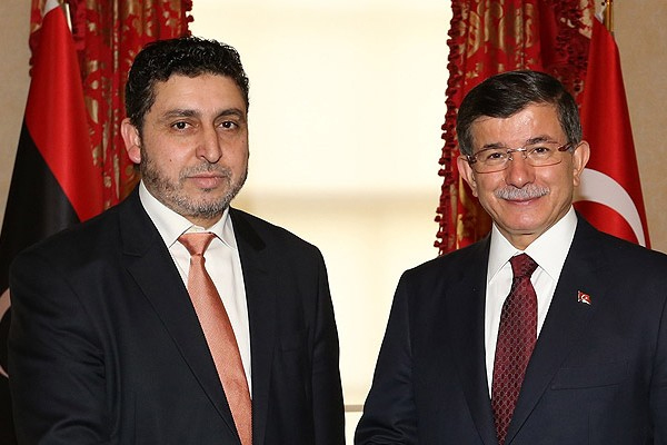 Davutoğlu Libya Başbakanı ile görüştü
