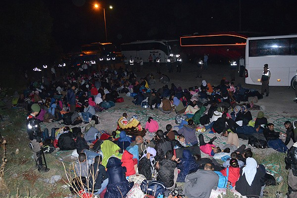 Edirne'de 250 göçmen Ezidi yakalandı