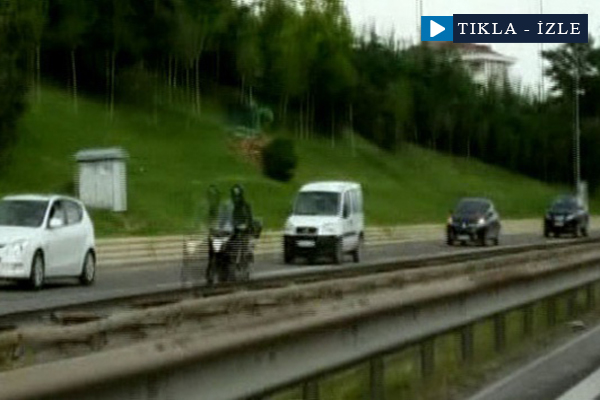 Zincirleme trafik ihlali kamerada