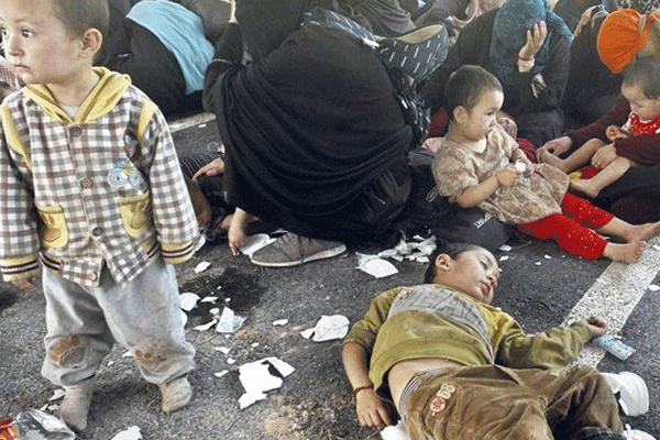 Azerbaycan'da Çin protestosu