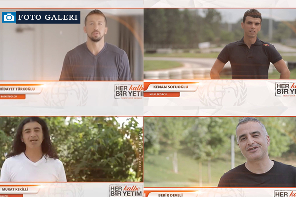 Ünlü isimler yetimler için konuştu