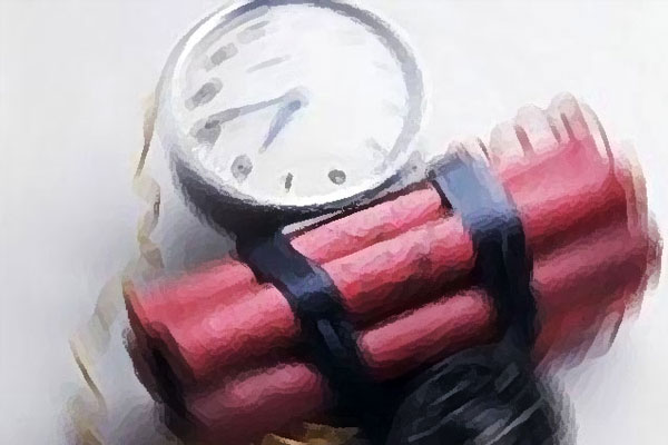 Jandarmanın geçişi sırasında patlatıldı