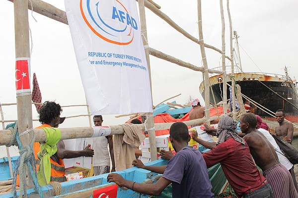 Türkiye'den Cibuti'ye  insani yardım