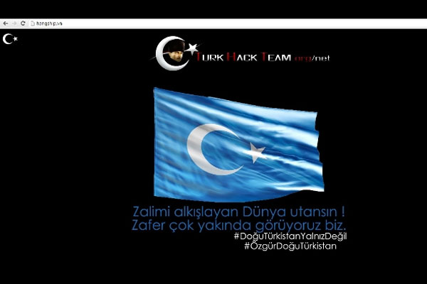 Türk hackerlerden Çin'e saldırı