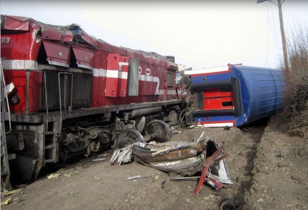 Sivas'ta tren kazası