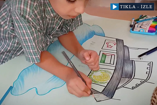 Suriyeli yetimin Mavi Marmara sevgisi