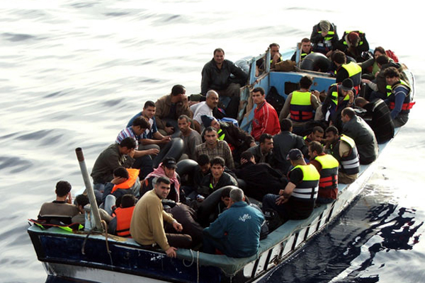 Çanakkale'de mülteci operasyonu