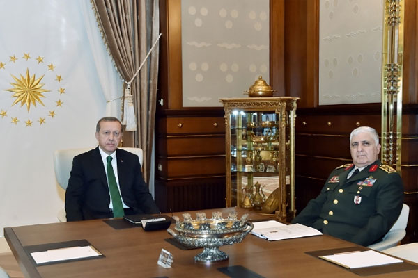 Erdoğan Genelkurmay Başkanıyla görüştü