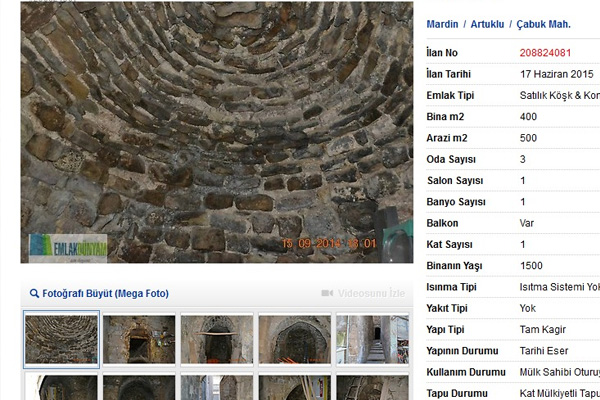 Eski cami ve kilise satılığa çıkarıldı