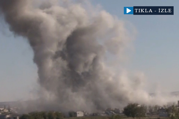 Askeri helikoptere saldırı kamerada