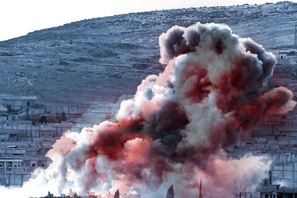 Halep’te hava saldırısı!