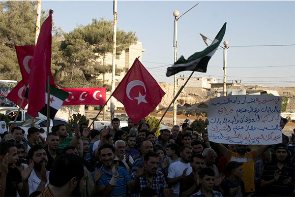 İdlib'den Türkiye'ye Destek